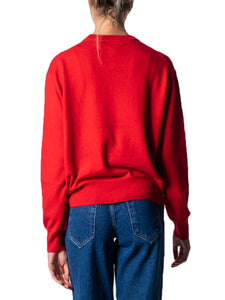 LOVE MOSCHINO KNITTED JUMPER RED