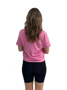 TOMMY JEANS T-SHIRT PINK