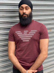 EMPORIO ARMANI T-SHIRT MAROON