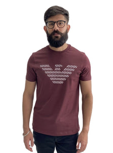 EMPORIO ARMANI T-SHIRT MAROON