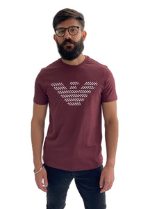 EMPORIO ARMANI T-SHIRT MAROON